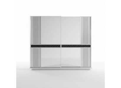 Schlafzimmer Holz Kleiderschrank Luxus Design Schränke Modern Grau Neu