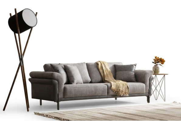Canapé 3 Sëtz Geréi Wunnzëmmer Klassesch Design Elegant Stil 230cm