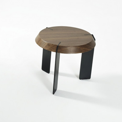 Ronn Bäizelltëscher Luxus Design Brong Dësch Kaffisdësch Wunnzëmmer Nei