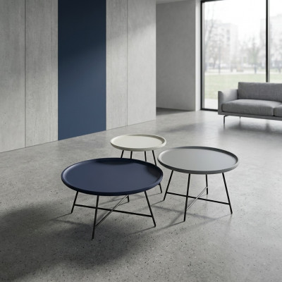 Couchtische Beistelltisch Dësch Kaffi Holzdësch Ronn 3 tlg. Holzdëscher