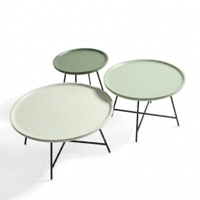 Couchtisch Holz Set 3-tësch. Kaffisdësch Designer Dësch Wunnzëmmerdësch