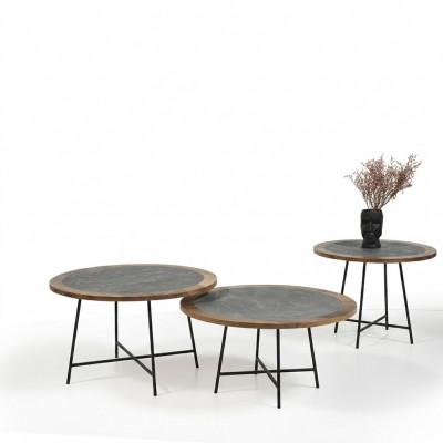Couchtischen Design Dëscher Wunnzëmmerdësch 3 tlg. Bäistelltësch Luxus Dësch