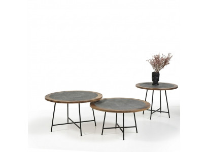 Couchtischen Design Dëscher Wunnzëmmerdësch 3 tlg. Bäistelltësch Luxus Dësch