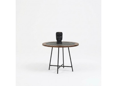 Couchtisch Design Holz Ronn Braun Säitendësch Wunnzëmmer Dëscher Nei