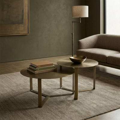 Dësch Set 2 Stéck. Canapéisdëscher Niewendësch Kaffisdësch Design Wunnzëmmertësch