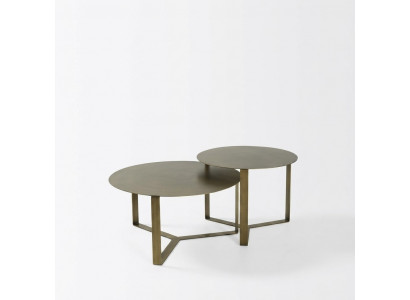 Dësch Set 2 Stéck. Canapéisdëscher Niewendësch Kaffisdësch Design Wunnzëmmertësch
