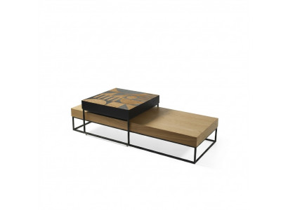 Couchtisch Braun Luxus Holz Wunnzëmmer Design Kaffeisdësch Miwwel Nei