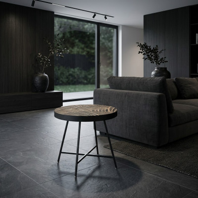 Ronnd Couchtisch Luxus Design Dësch Kaffisdëscher Bäistellt Dësch Wunnzëmmer Nei