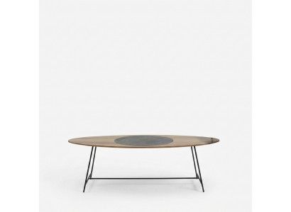 Couchtisch Wunnzëmmer Dësch Braun Holz Kaffisdësch Design Miwwelen Nei