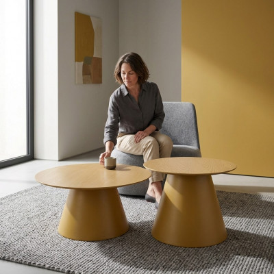 Luxus Wunnzëmmer Couchtischen Holztischen Design Tischen Italienesche Stil