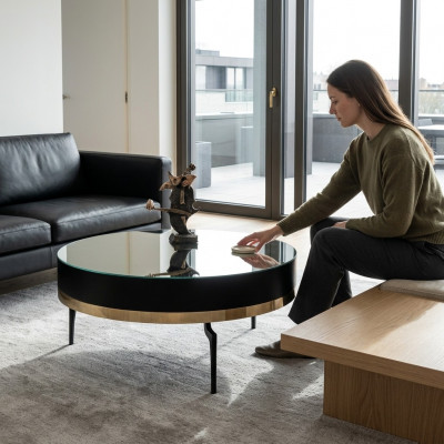Couchtisch Luxus Design Dësch Kaffi Niewendësch Wunnzëmmer