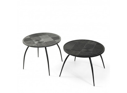 Canapéistösch Kaffiestäsch Designer Dësch Wunnzëmmertësch Rond Dëscher