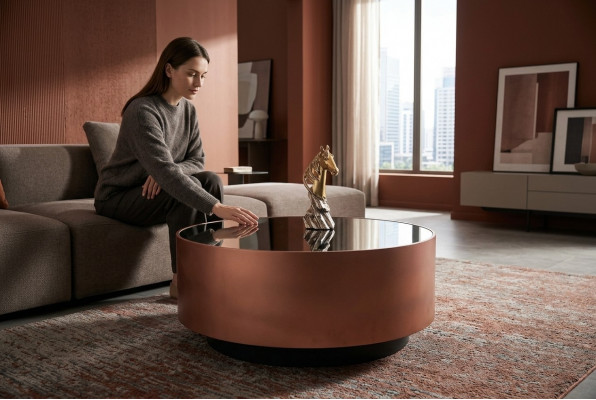 Couchtisch Design Italieneschen Stil Dësch Wunnzëmmer Modern Miwwelen