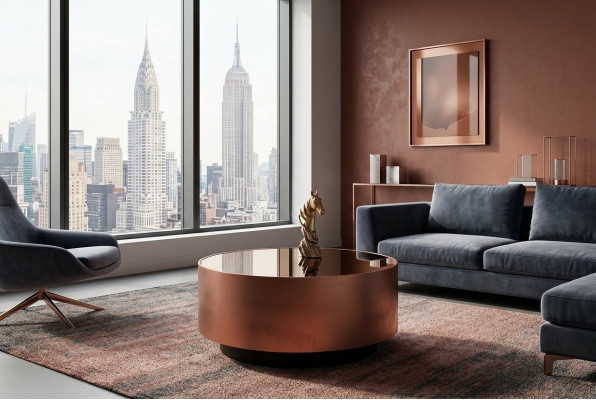 Couchtisch Design Italieneschen Stil Dësch Wunnzëmmer Modern Miwwelen