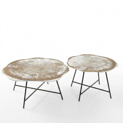 Couchtischen 2er Set Couchtischen Dëscher Designer Ronn 2tlg Kaffisdëscher