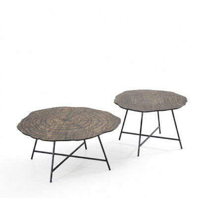 Couchtischen Kaffisdëscher Säitendëscher Design Wunnzëmmer Dëscher 2 Stéck