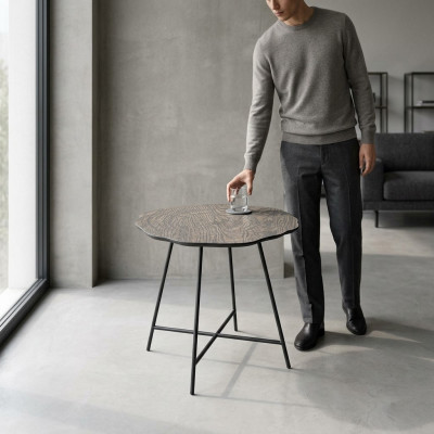 Couchtisch Designer Kaffisdësch Niewendësch Dësch Wunnzëmmersdësch