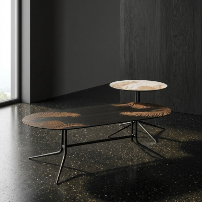 Wunnzëmmer Couchtisch Säitentisch Design Couchtischen Dëscher Luxus