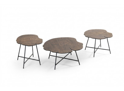 Couchtiséieren Dëscher Niewendëscher Wunnzëmmer Set 3-tlg. Modern Luxus