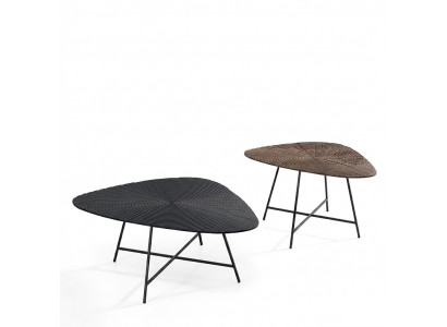 Couchtisch Holz Säitentisch Kaffisdësch Designer Wunnzëmmerdësch 2 Stéck.