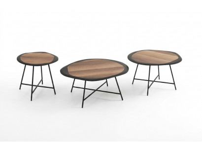 Couchtische, Niewentafelen, Ronn Dëscher, Schwaarz, Italieneschen Stil