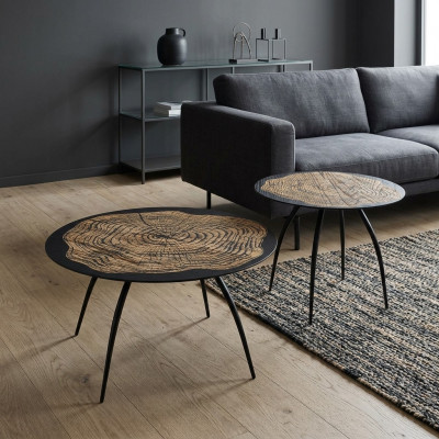 Luxus Design Couchtischen Schwaarz Ronn Dëscher Wunnzëmmer Bäistell