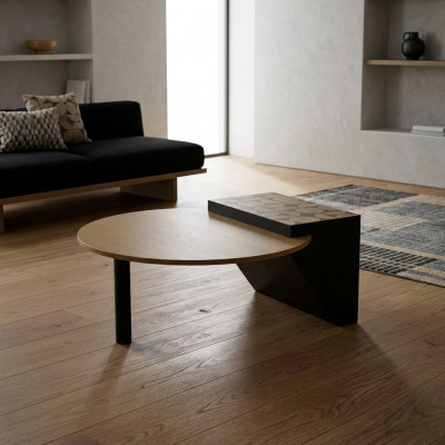Couchtisch Holz Wunnzëmmerdësch Miwwelen Design Dësch Luxus Ariichtung
