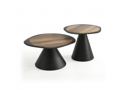 Niewentdësch Dëscher Designer Niewentdësch Couchtisch Set 2 Stéck.