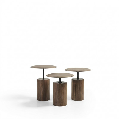 Luxusdesign Couchtischen Kaffis Beistelltischem Wunnzëmmer Holz 3 Stéck