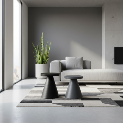 Couchtischen Kaffisdëscher Set 2-deleg. Designer Wunnzëmmertisch Dëscher Miwwelen