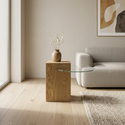 Couchtisch Kaffisdësch Dësch Wunnzëmmer Luxus Braun Modern Miwwelen