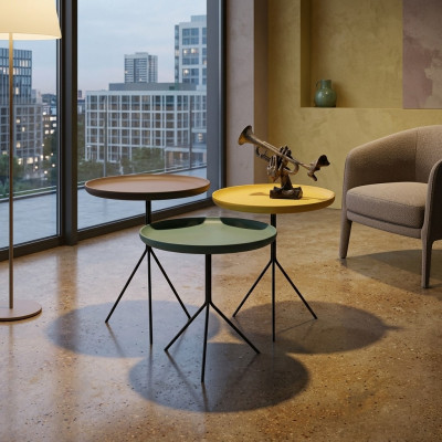 Couchtische Dëscher Designer Nieftdëscher Couchtischen 3 Deeler Miwwelen Neien