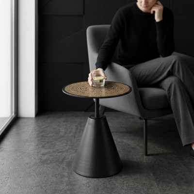 Couchtisch Kaffisdësch Säitentësch Designdësch Wunnzëmmertësch ronnen