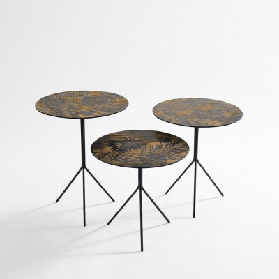 Ronn Dëscher Dësch Couchtische Dëscher Luxus Design Bäistelltische 3 teileg.