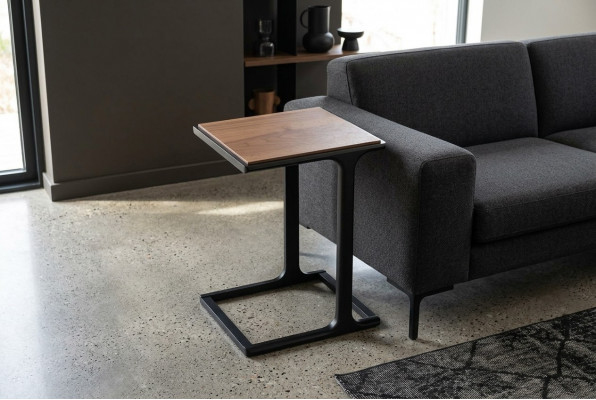 Couchtisch Kaffisdësch Niewendësch Design Braun Wunnzëmmertësch