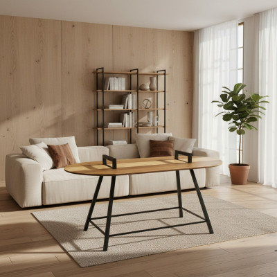 Kaffisdësch Couchtisch Wunnzëmmer Braun Luxus Couchtisch Design