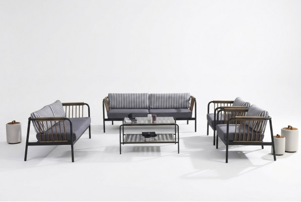 Canapé 3 2 Sëtzer Luxus Dräisëtzer Fautteuil Design Miwwel Set 5 tlg. Gro Neif.