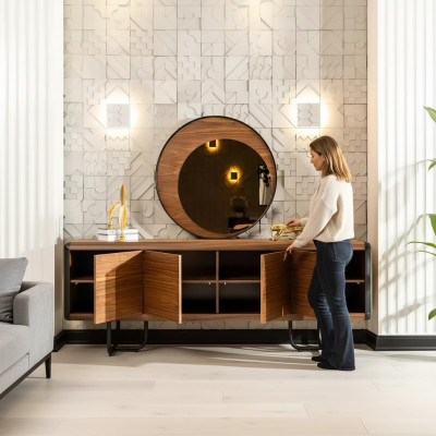 Luxus Niewentafel Spigel Holz Konsol Grupp Schief Kommod Konsolen