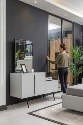 Exquisit minimalistesch Kommode fir Schlofzëmmer am moderne Stil