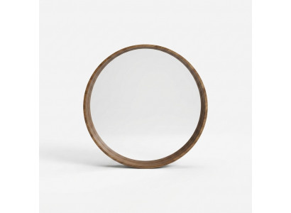 Spigel Klassesche Holz Mauerespigel Spigeldesign Braun Wunnezëmmer Nei
