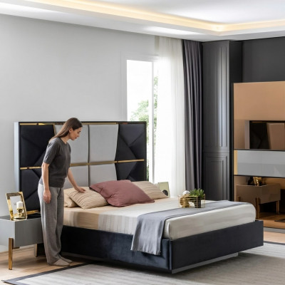 Luxus Schlofkummer Bett Duebel Better Design Holz Miwwelen Bettkader Nei