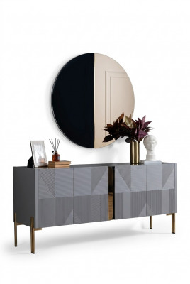 Sideboard Spigel Set Italienesch Stil 2stéck. Stuff Holzkabinett Schrack