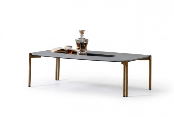 Canapé-Dësch Kaffisdësch Wunnzëmmer Wäiss Luxus Canapé-Dëscher Design Holz