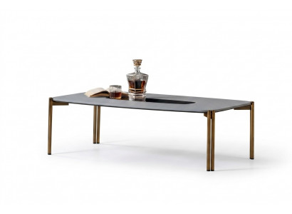 Canapé-Dësch Kaffisdësch Wunnzëmmer Wäiss Luxus Canapé-Dëscher Design Holz