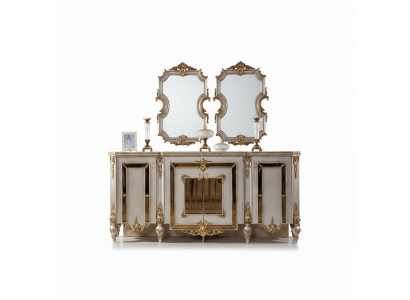Sideboard Kommoden Anrichte Miwwelen Modern Garnitur Set 2tlg Spigel Nei
