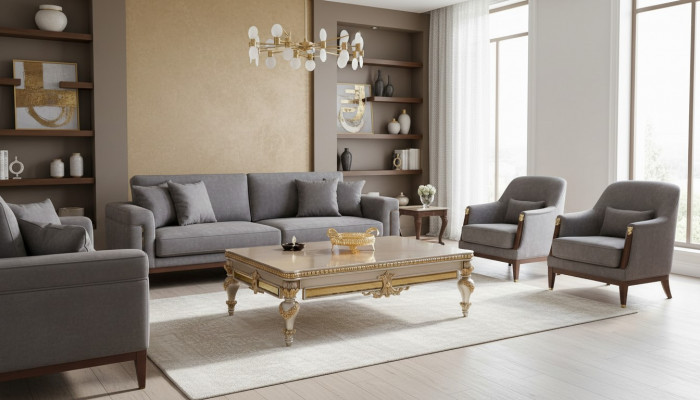 Canapé Dësch Dësch Canapéen Hëlschdësch Design Luxus Bäidësch 130x80