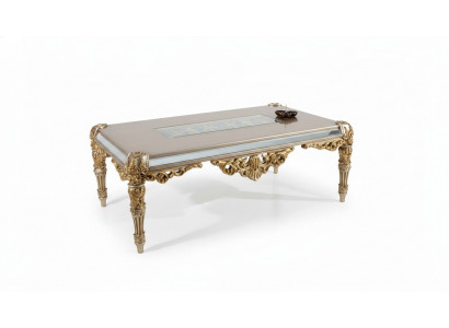 Klassesche Canapé Dësch Nieverdësch Holz Wunnzëmmer Dësch Miwwelen Holz Dëscher