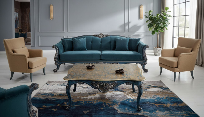 Kaffisdësch Niewendëscher Wunnzëmmer Luxus Couchdësch Design Holz