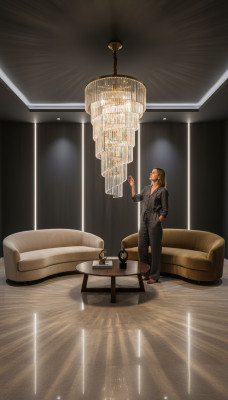Luucht Luxus Kronluucht Plafongsliichter Wunnzëmmer wäiss Modern Luuchten