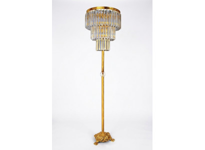 Stehlampe Luuchten Gold Miwwelen Luucht Steh Wunnzëmmer Nei Modern